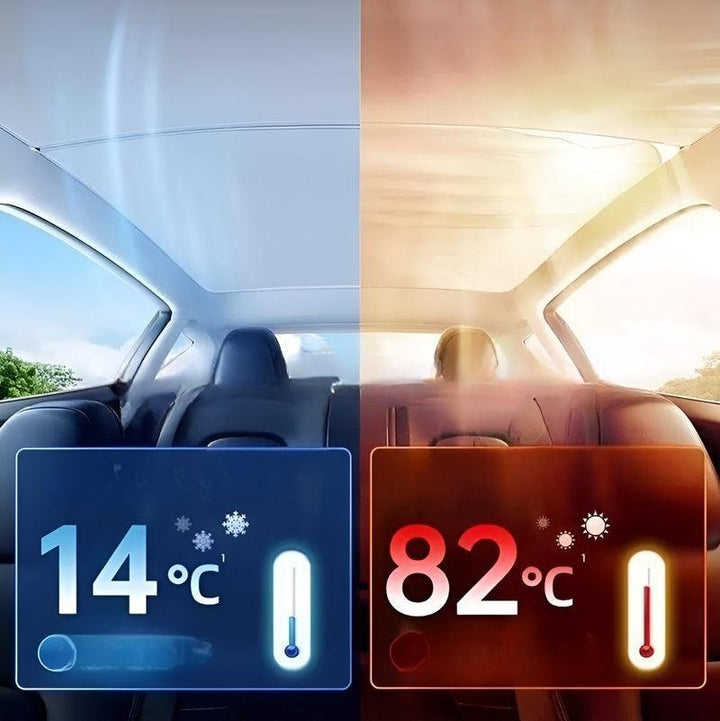 Ice Crystal Sunroof Shade for Volvo EX30 - Evoevs