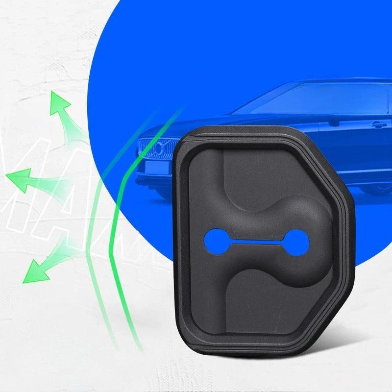 Cushion Silicone Door Lock Buckle Prot Cover for Volvo EX30/40/90 - Evoevs