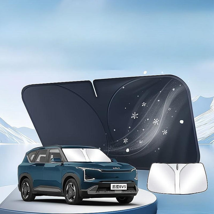 Windshield Sunshade for Kia EV5/EV3 - Evoevs