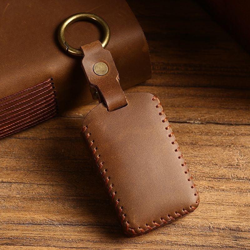 Leather Key Holder for Volvo EX40 - Evoevs