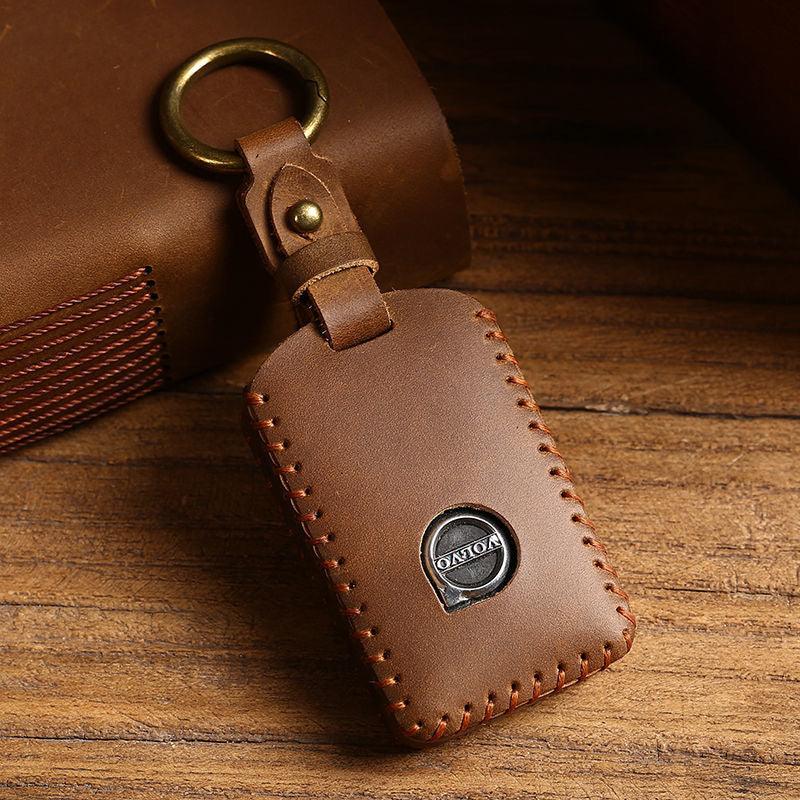 Leather Key Holder for Volvo EX40 - Evoevs