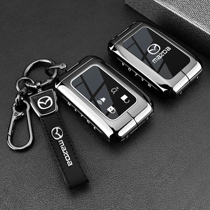 Metal Key Fob Cover Case for Mazda 6E