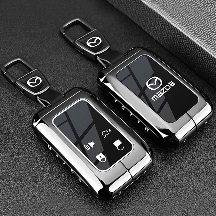 Metal Key Fob Cover Case for Mazda 6E