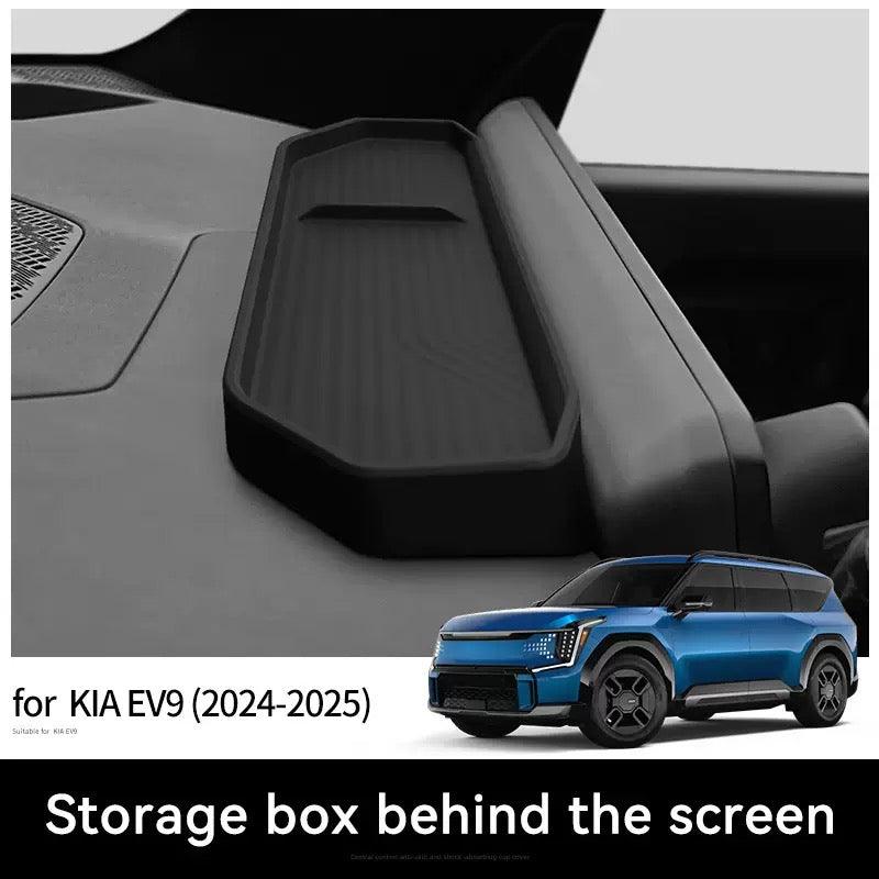 Center Console Screen Back Storage Box for Kia EV9 - Evoevs