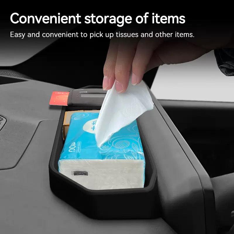 Center Console Screen Back Storage Box for Kia EV9 - Evoevs