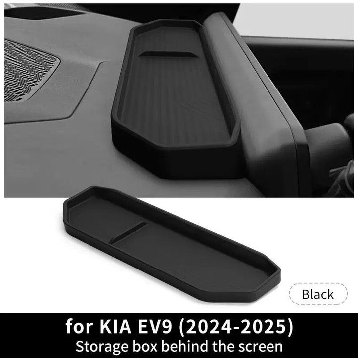 Center Console Screen Back Storage Box for Kia EV9 - Evoevs