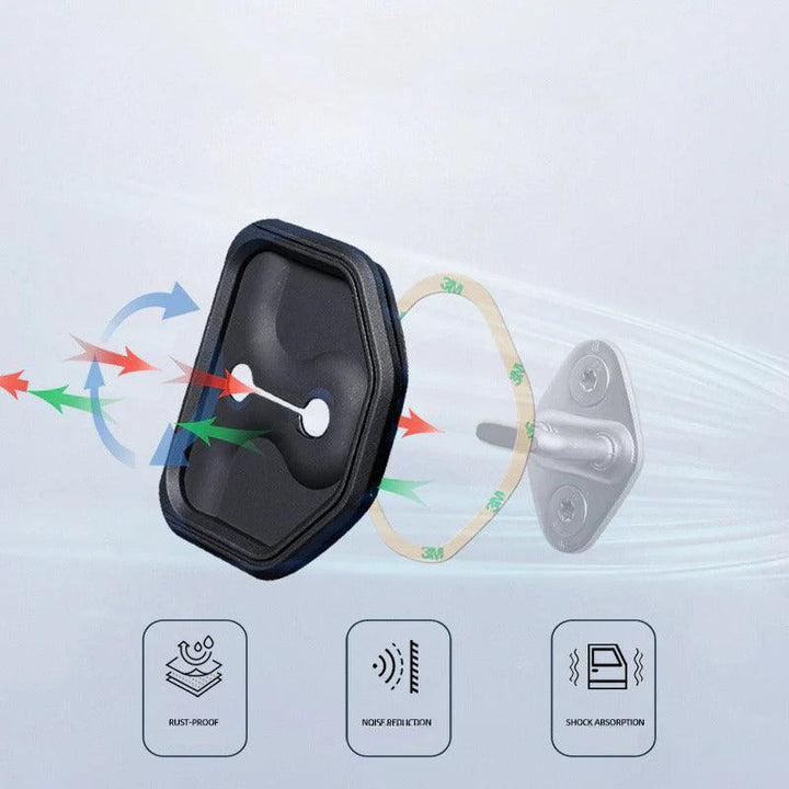 Cushion Silicone Door Lock Buckle Prot Cover for Volvo EX30/40/90 - Evoevs