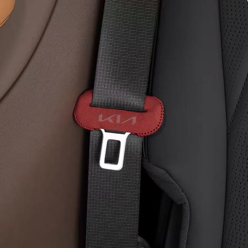 Suede Seat Belt Protectors for Kia - Evoevs