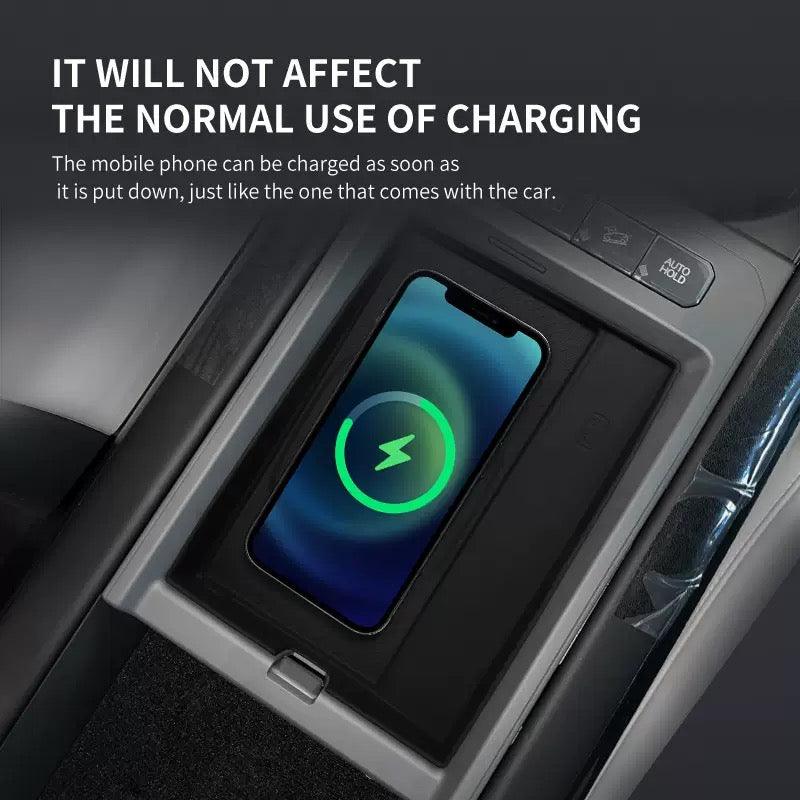 Center Wireless Charger Silicone Pad for Kia EV9 - Evoevs