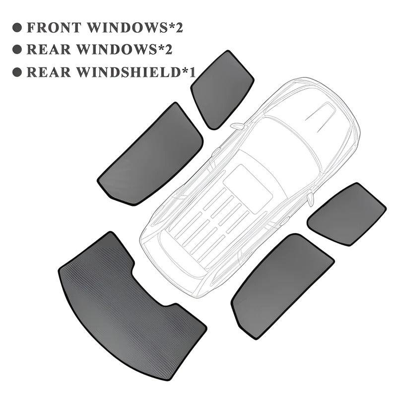 Side Window Mesh Sun Shade for Kia EV5 - Evoevs