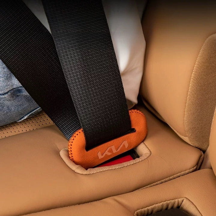Suede Seat Belt Protectors for Kia - Evoevs