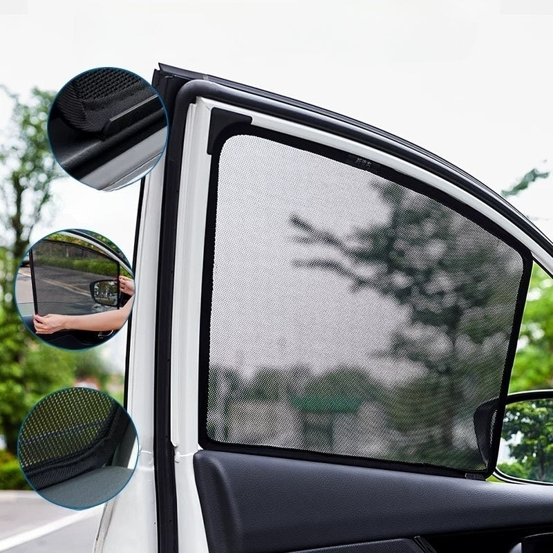 Magnetic Mesh Side Window Sunshade for Volvo EX30/40 - Evoevs